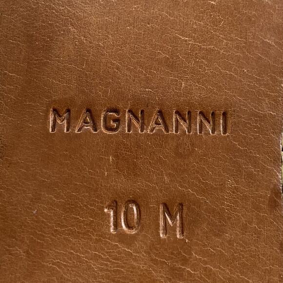 Magnanni Leather Cap Toe Dress Shoes Mens Size 10 M Brown Lace Up Oxford main image 8
